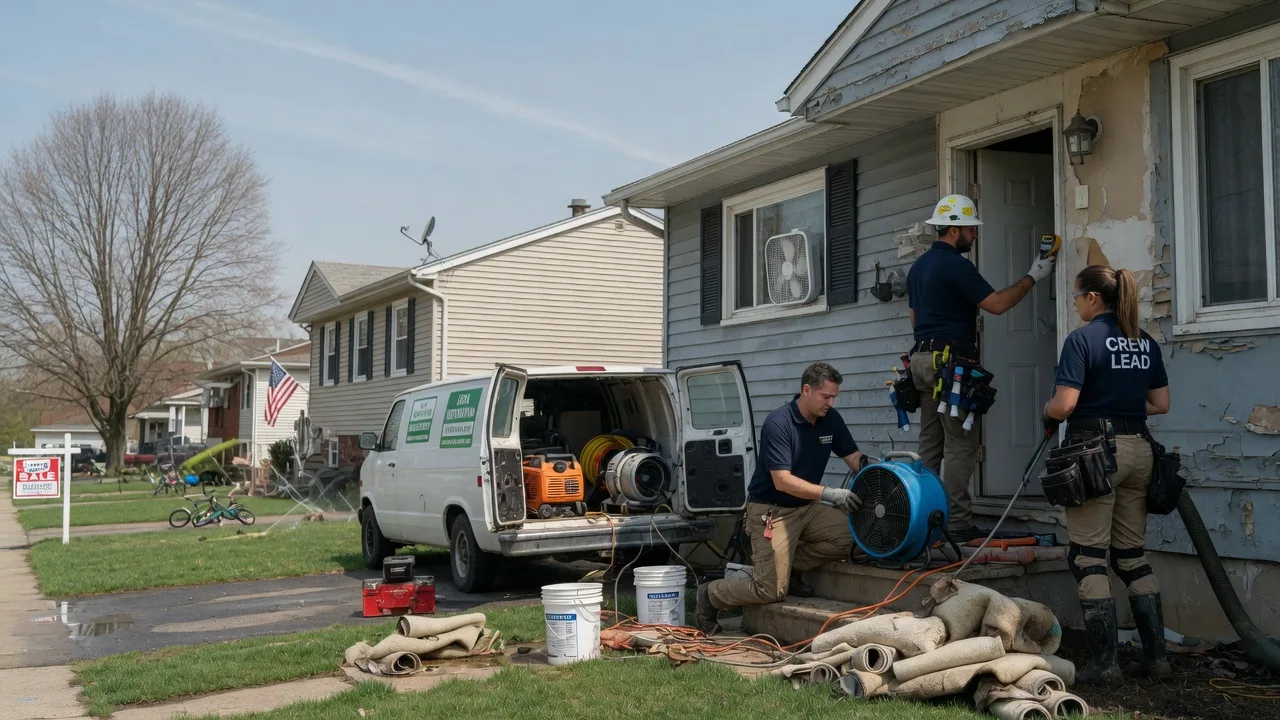 Flood Cleanup in Liberty, IL near me